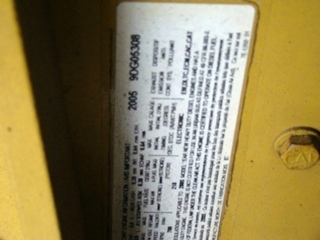 2006 FLEETWOOD REVOLUTION SALVAGE PARTS FOR SALE