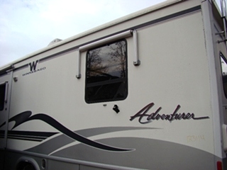 WINNEBAGO PARTS FOR SALE PARTING THIS 2000 WINNEBAGO ADVENTURER